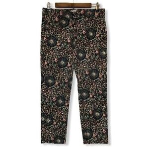 J. Crew Factory Floral Print Skimmer Pants 4
